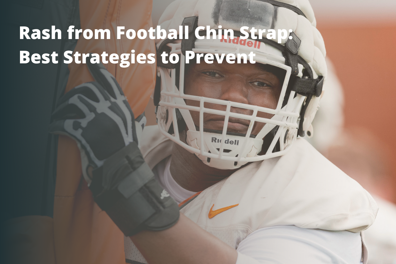 Football chin online strap cover