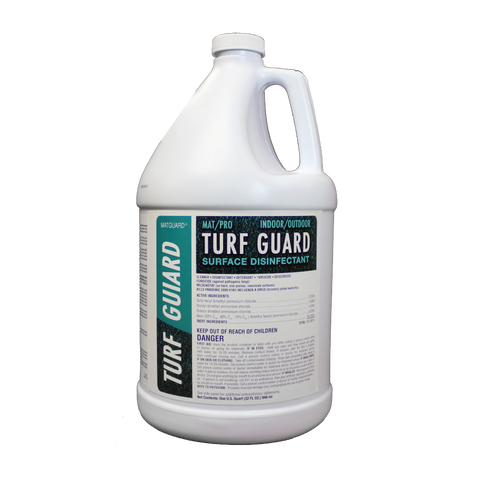 Turf Guard Gallon Size (128 oz). Turf Guard is made for disinfecting synthetic turf and grass. 